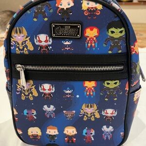 Marvel Avengers Endgame Kids Backpack - Blue and Black